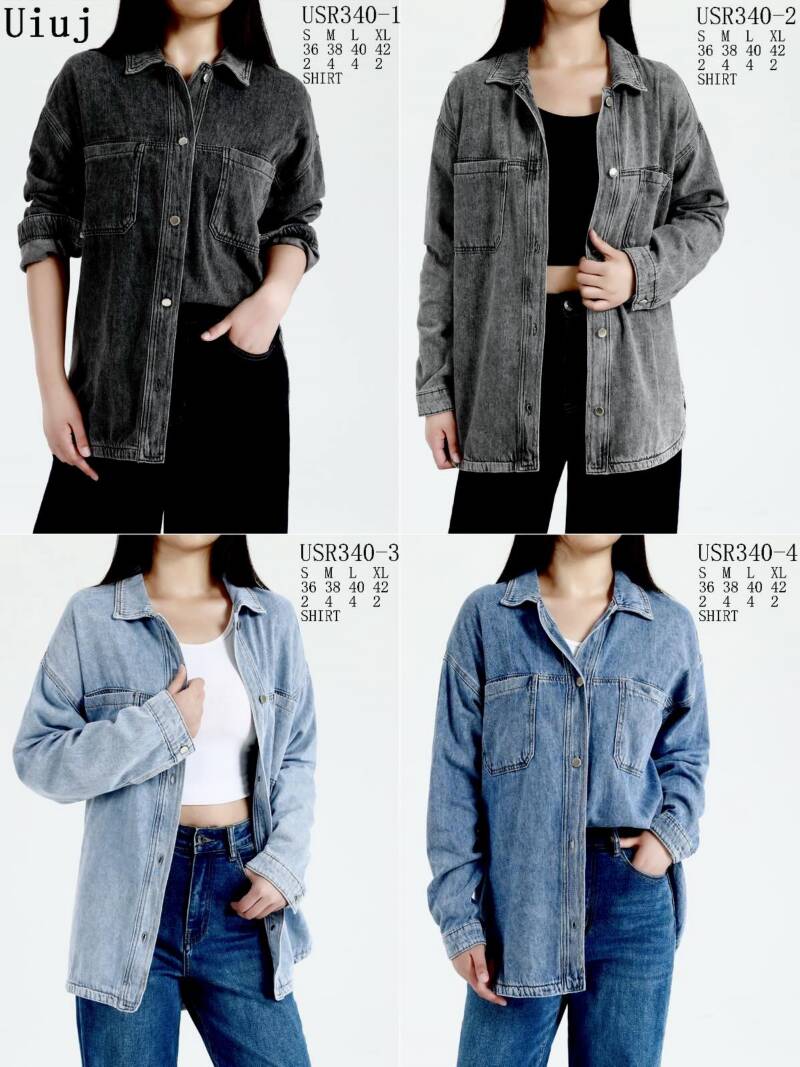 Kurtki damskie jeansy Roz S/M-L/XL, 1 Kolor Paczka 10 szt